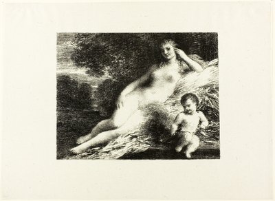 Wenus i Kupidyn, druga płyta autorstwa Ignace Henri Jean Fantin-Latour