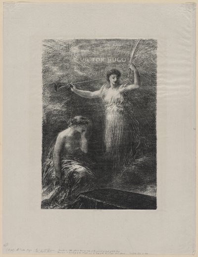 Do Victora Hugo autorstwa Ignace Henri Jean Fantin-Latour