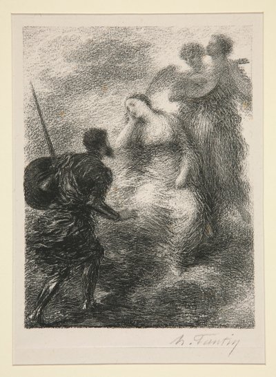 Wizja Oberona autorstwa Ignace Henri Jean Fantin-Latour