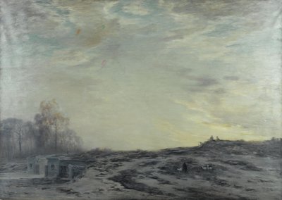 La Banlieue de Paris aux environs des fortifications, ok. 1923 (olej na płótnie) autorstwa Henri Foreau