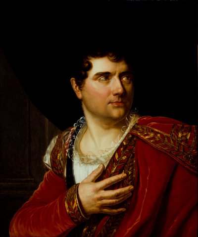 Portret Jean-Baptiste-Sauveur Gavaudan 1772-1840, ok. 1799. autorstwa Henri Françoiss Riesener