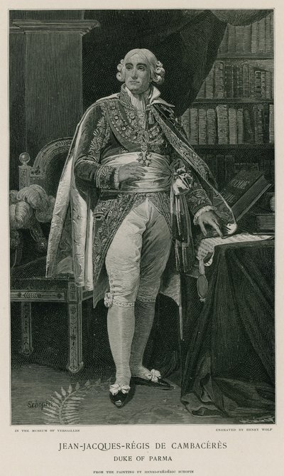 Jean-Jacques-Regis de Cambaceres autorstwa Henri-Frederic Schopin