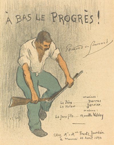 Precz z postępem! autorstwa Henri Gabriel Ibels