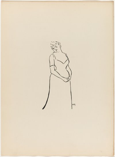 Anna Thibaud, z Le Café-Concert autorstwa Henri Gabriel Ibels