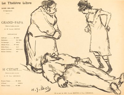 Dziadek; Jeśli było autorstwa Henri Gabriel Ibels