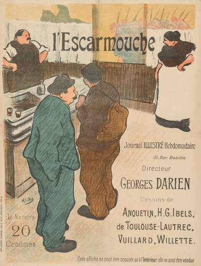 Ilustracja do Potyczki autorstwa Henri Gabriel Ibels