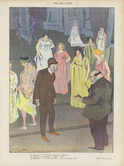 Ilustracja do Le Rire autorstwa Henri Gabriel Ibels