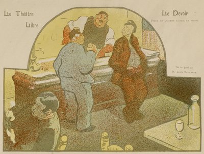 Wolny teatr: Le Devoir autorstwa Henri Gabriel Ibels