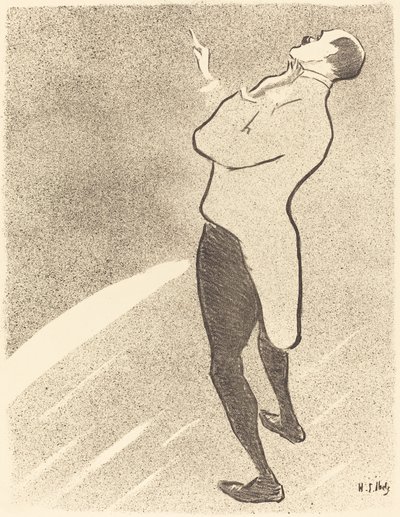 Piosenkarz autorstwa Henri Gabriel Ibels
