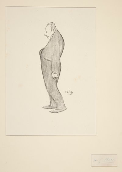 Stojący mężczyzna autorstwa Henri Gabriel Ibels