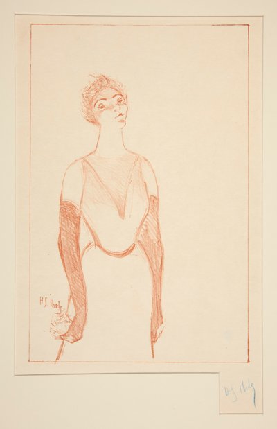 Yvette Guilbert autorstwa Henri Gabriel Ibels
