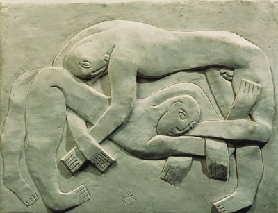 Zapaśnicy autorstwa Henri Gaudier Brzeska