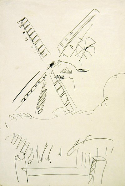 Wiatrak autorstwa Henri Gaudier-Brzeska