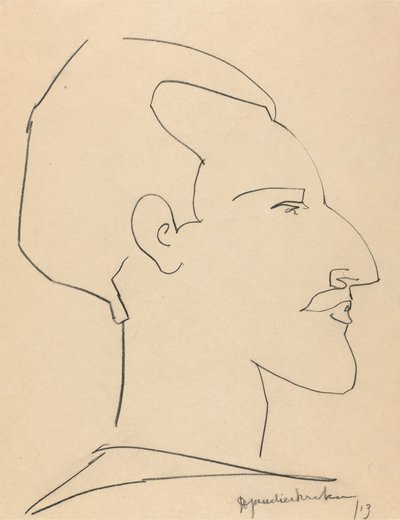Horacy Brodski autorstwa Henri Gaudier Brzeska