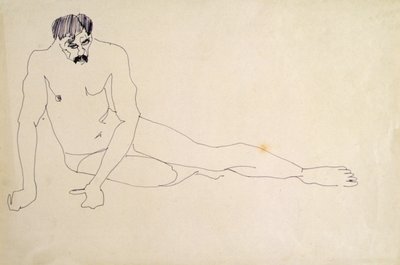 Mężczyzna Nago Odpoczynek autorstwa Henri Gaudier Brzeska