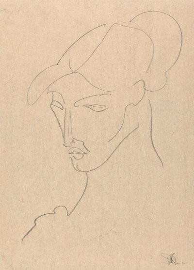 Portret kobiety autorstwa Henri Gaudier-Brzeska