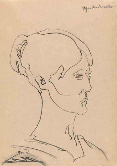 Portret kobiety autorstwa Henri Gaudier Brzeska