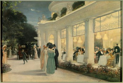 Kolacja w Pre Catelan (Pre-Catelan) autorstwa Henri Gervex