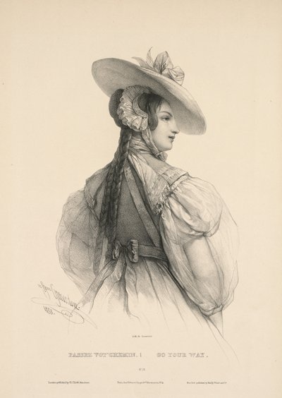 Idź swoją drogą, przejdź swoją drogę, 1833. autorstwa Henri Grevedon