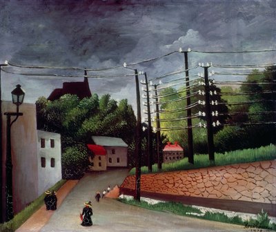 Widok na Malakoff, Hauts de Seine autorstwa Henri J.F. Rousseau