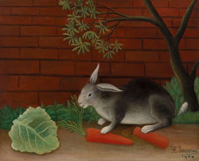 Królik, 1908 autorstwa Henri J.F. 1844 1910 Rousseau