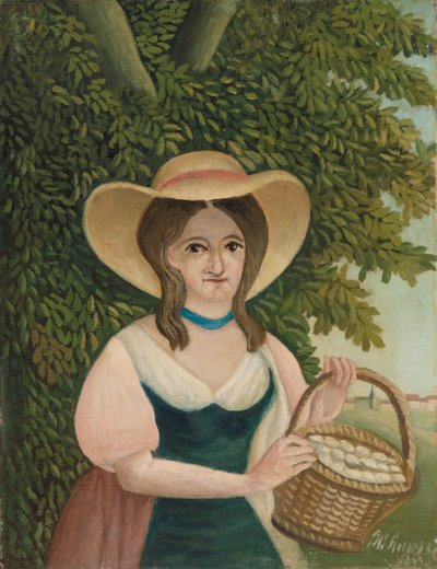 Kobieta z jajek autorstwa Henri J.F. 1844 1910 Rousseau