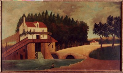 Młyn, ok.1896 autorstwa Henri J.F. Rousseau