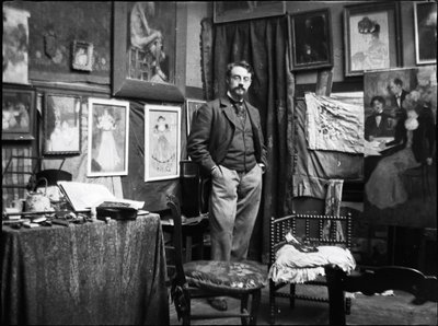 Henri Matisse w warsztacie Henri Evenepoela, 1897. autorstwa Henri Jacques Edouard Evenepoel