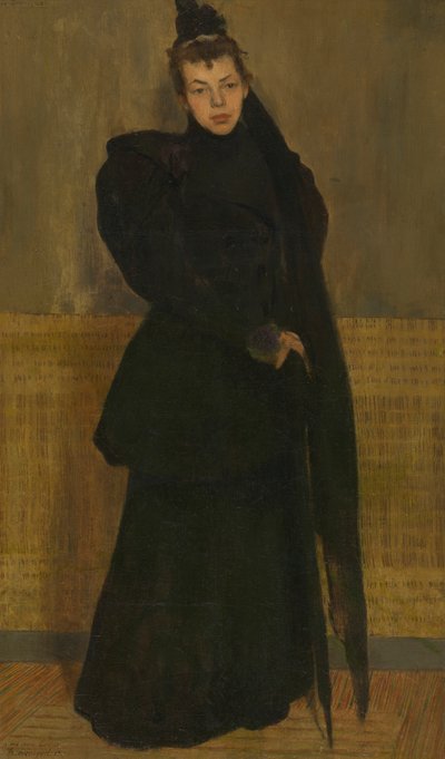 Ludwika w żałobie autorstwa Henri Jacques Edouard Evenepoel