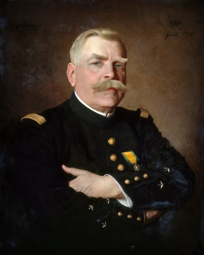 Portret Józefa Joffre 1852-1931, marszałka Francji autorstwa Henri Jacquier