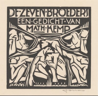 Siedmiu Braci (oryginalny tytuł na obiekcie) autorstwa Henri Jonas (signed by artist)