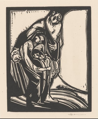 Mężczyzna, kobieta i dziecko autorstwa Henri Jonas (signed by artist)