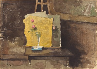 Zakątek studia autorstwa Henri Joseph Harpignies
