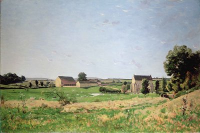 Krajobraz w Saulce, Yonne autorstwa Henri Joseph Harpignies