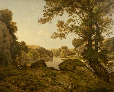 Wilczy skok autorstwa Henri Joseph Harpignies