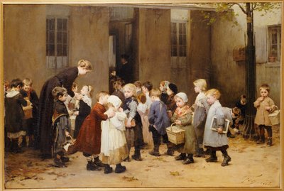Powrót do szkoły autorstwa Henri Jules Jean Geoffroy