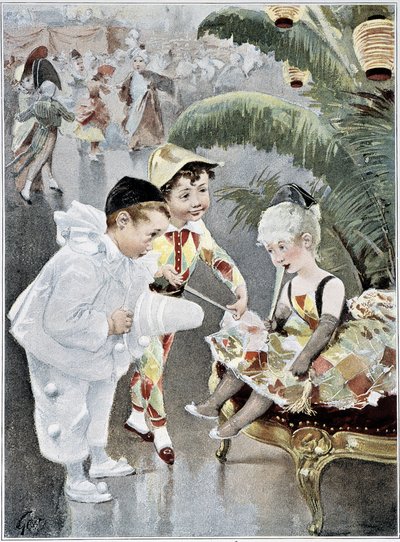 Kostium dziecięcy lub bal maskowy - id. Geoffroy, w „” Figaro Illustré”, maj 1901 autorstwa Henri Jules Jean Geoffroy