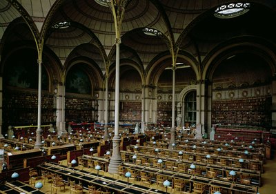 Wnętrze Salle des Imprimes, 1868 autorstwa Henri Labrouste