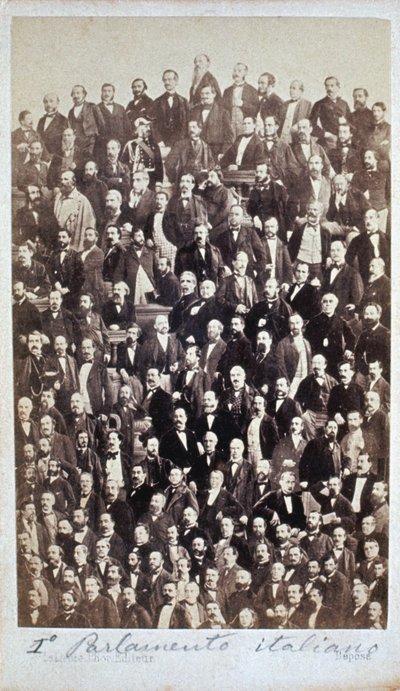 PIERWSZY PARLAMENT WŁOSKI 1861 autorstwa Henri Le Lieure