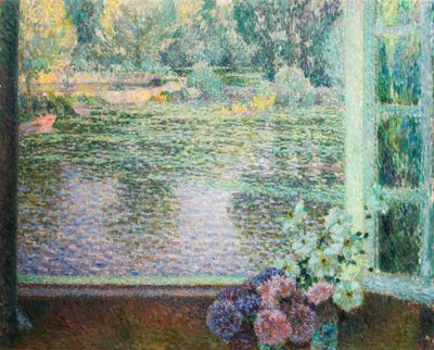 Okno Na Rzece. autorstwa Henri Le Sidaner