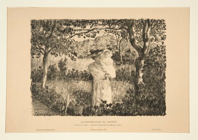 Spacer po ogrodzie autorstwa Henri Lebasque