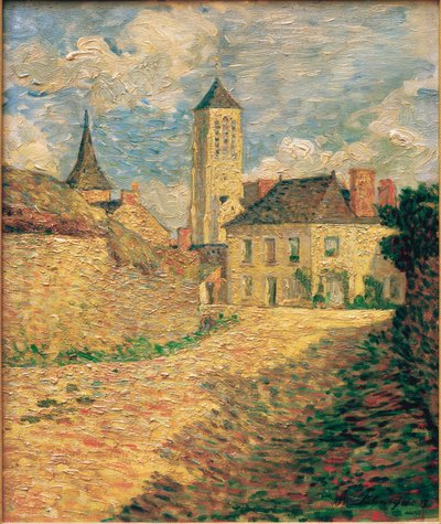 Wioska Champigné, Maineet- Loire autorstwa Henri Lebasque