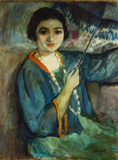 Nono z parasolem; od dziewiątego do l „Parasole, autorstwa Henri Lebasque