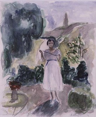 Spacer (akwarela) autorstwa Henri Lebasque