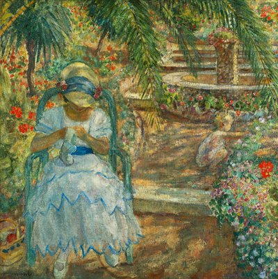 Pod palmami; pod palmami, autorstwa Henri Lebasque