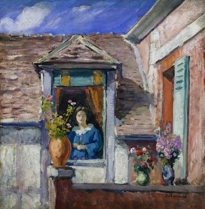 Kobieta przy oknie; Femme a la Fenetre, autorstwa Henri Lebasque