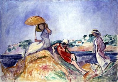 Kobiety nad morzem, ok. 1910 (olej na płótnie) autorstwa Henri Lebasque