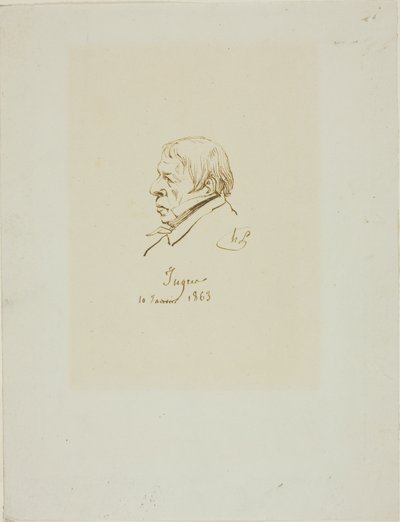 Jean Auguste Dominique Ingres autorstwa Henri Lehmann
