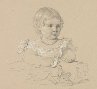 Portret dziecka autorstwa Henri Lehmann