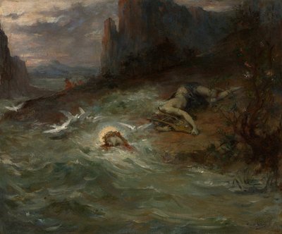 Śmierć Orfeusza autorstwa Henri Leopold Levy